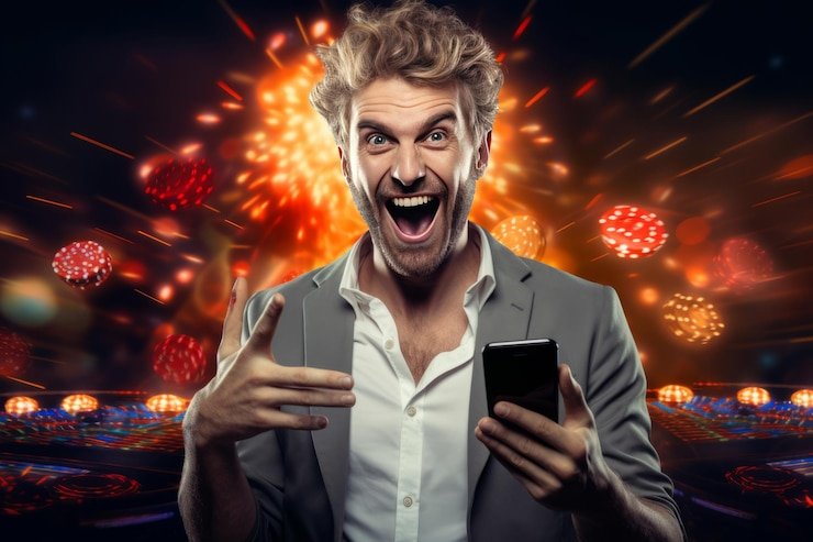Antarmuka permainan Joker Gaming di mpo100 dengan gulungan dan tombol taruhan